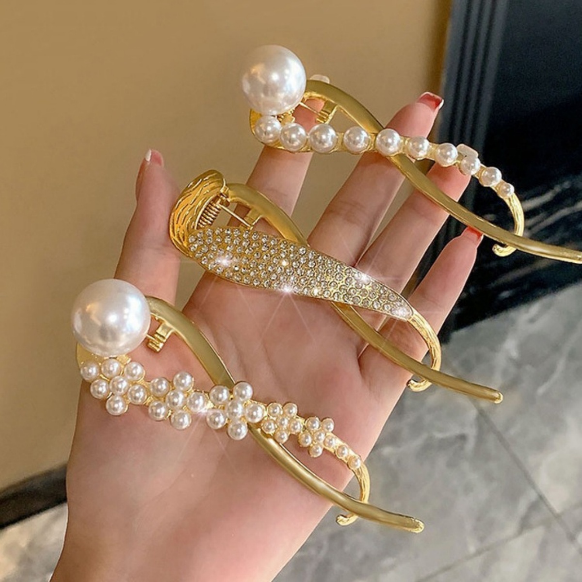 Elegant Glitter Pearl Hair Cli – обзор и цена Korean Women Lifestyle