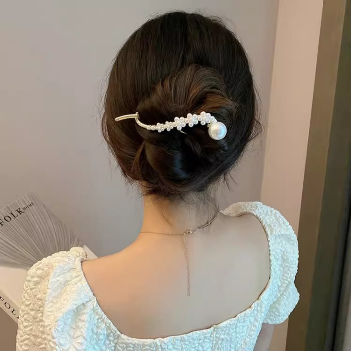 Elegant Glitter Pearl Hair Cli – обзор и цена Korean Women Lifestyle