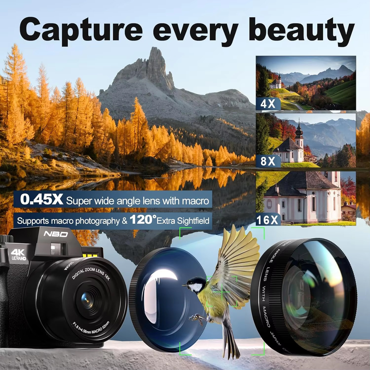 NBD 48MP 4K Digital Camera S10 – обзор и цена Korean Girl Lifestyle