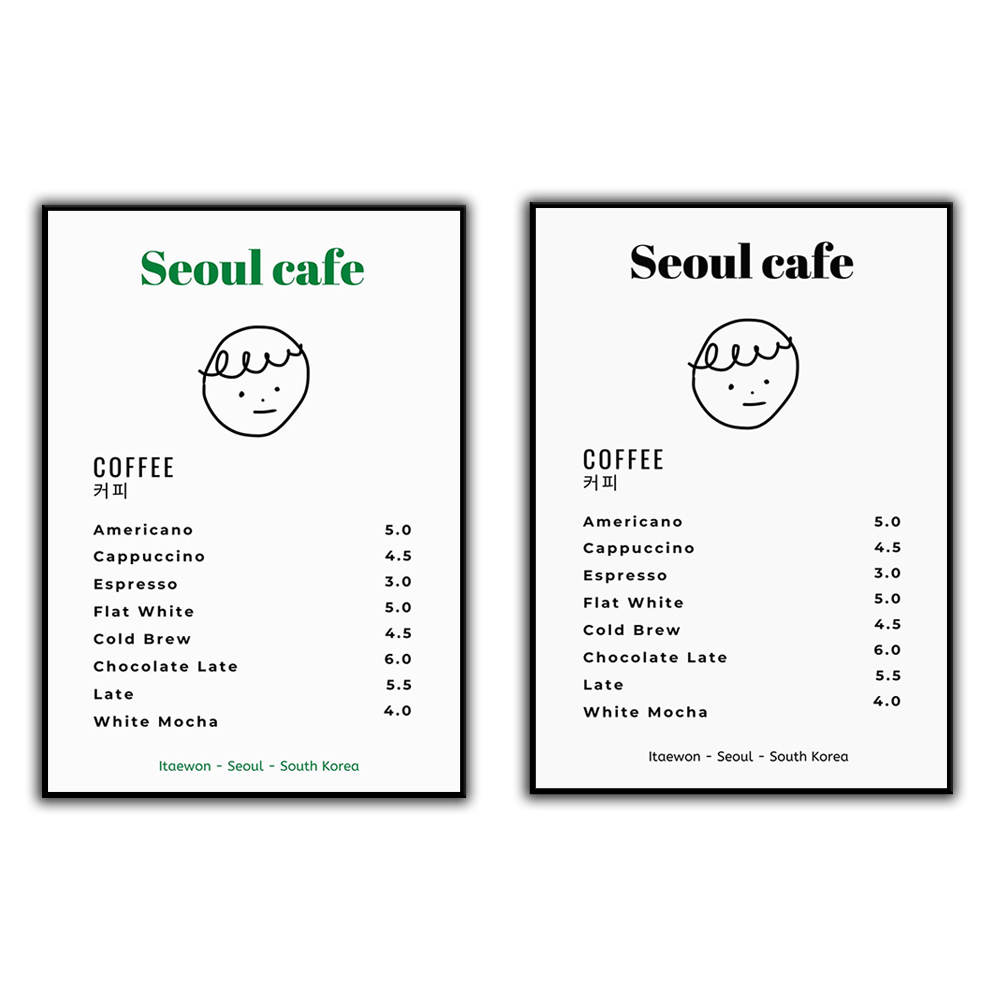 Seoul Cafe Print Wall Art Prin – обзор и цена Korean Lifestyle Aesthetic