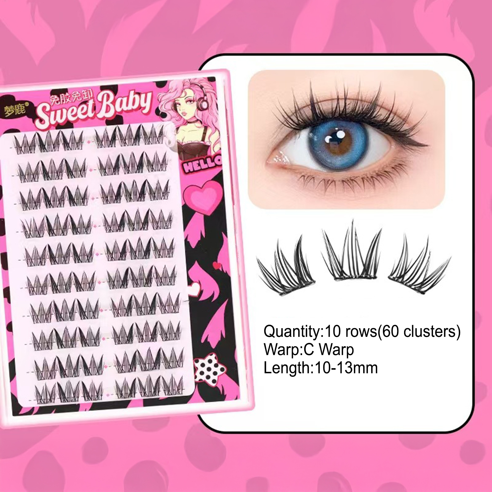 Women DIY Curling Eyelash Clus – обзор и цена Korean Women Lifestyle