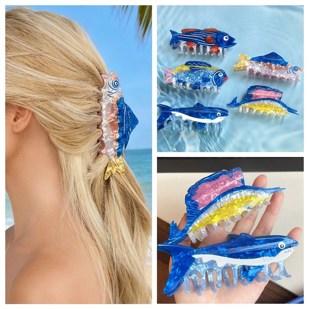 Hairpin Ocean Animal Hair Claw – обзор и цена Korean Girl Lifestyle